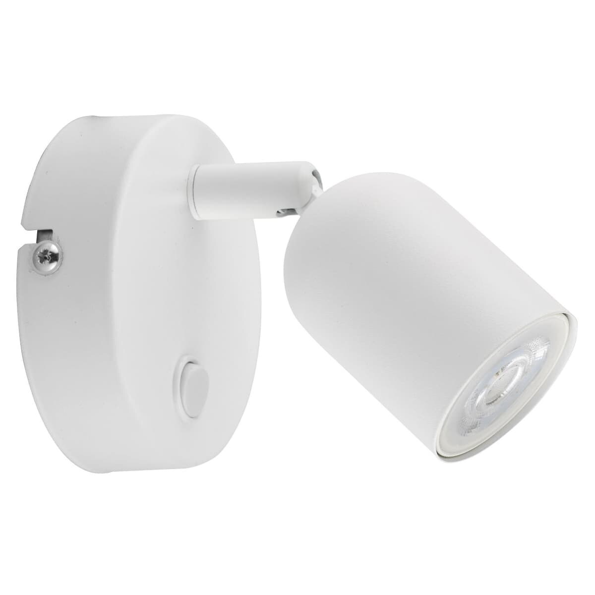 Lampa ścienna reflektorowa Top 4411 TK Lighting regulowana metalowa biała