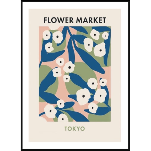 Poster Story, Plakat, Obraz - Flower Market Tokyo, wymiary 30 x 42 cm