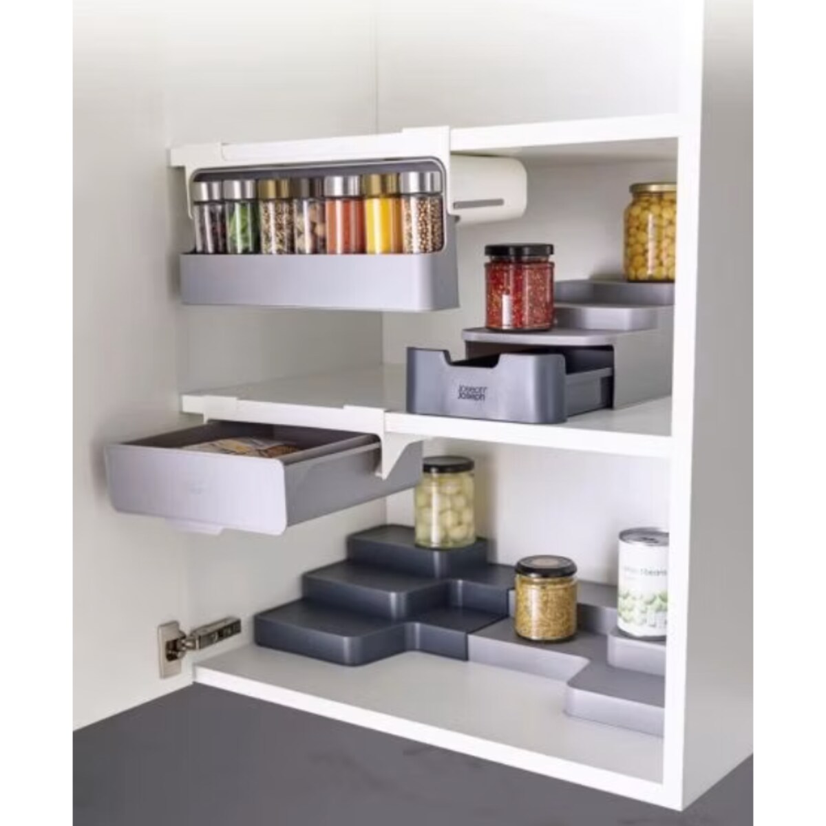 Organizer rozsuwany do szafek CupboardStore, 9 x 26 cm, Joseph Joseph