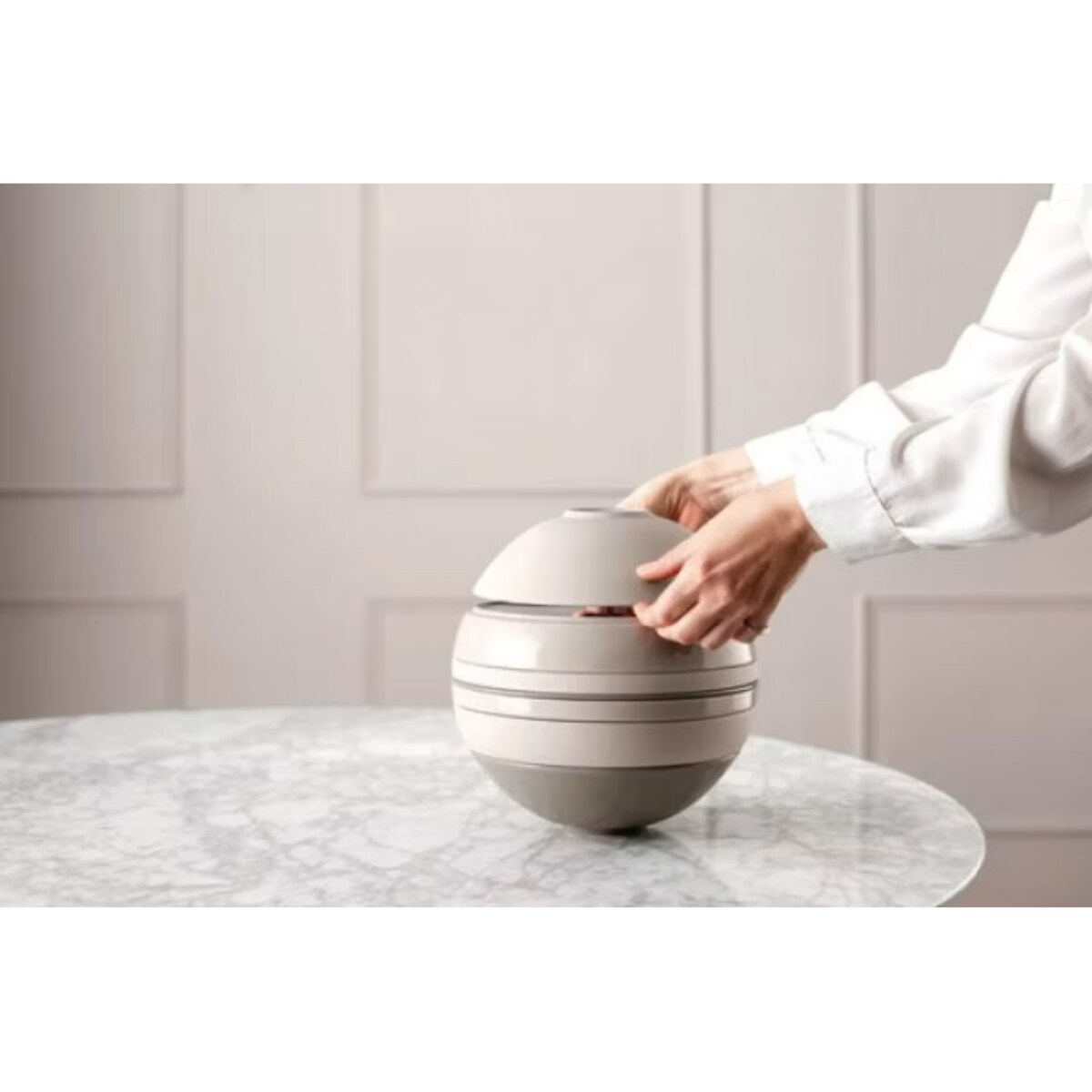 Zestaw naczyń Pure beige La Boule, 7 el, Villeroy & Boch