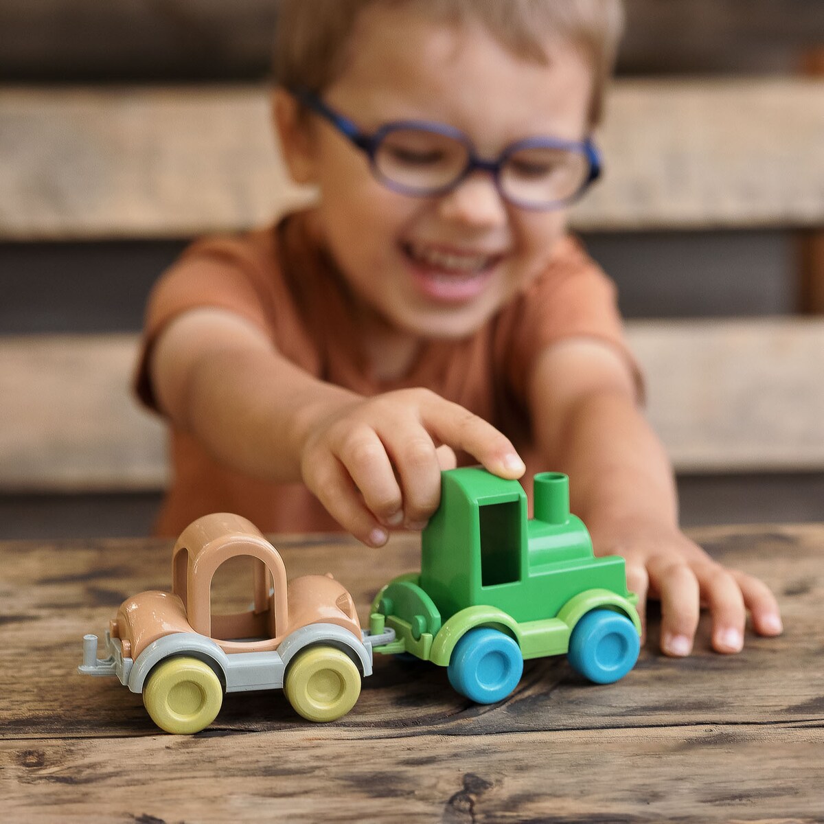 Replay Kid Cars Zestaw WADER Garbus i Lokomotywa Zabawki Pojazdy Dla Dzieci