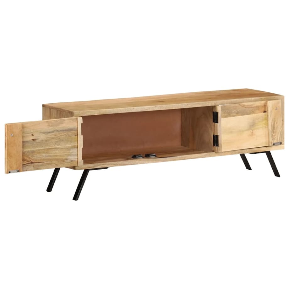 vidaXL Szafka pod telewizor, 110x30x40 cm, lite drewno mango