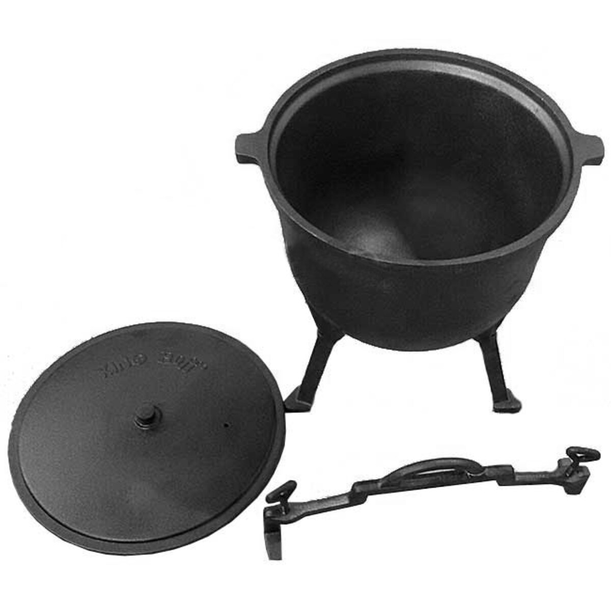 Kociołek żeliwny myśliwski 5L na ognisko KINGHOFF