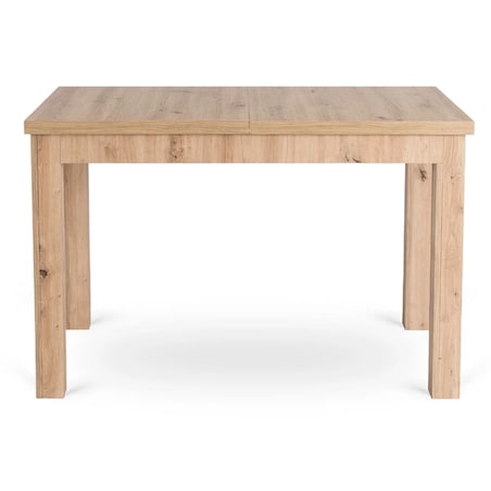 Stół prostokątny rozkładany do jadalni dąb artisan 120-160 cm SKUBI