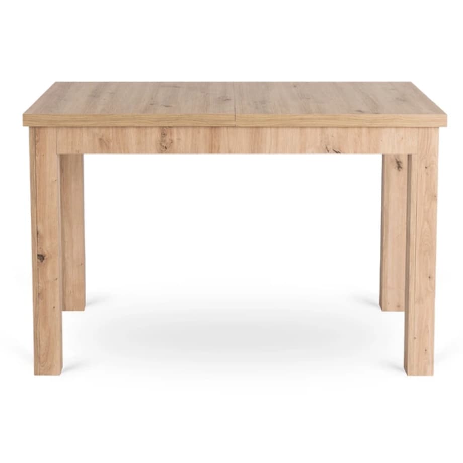 Stół prostokątny rozkładany do jadalni dąb artisan 120-160 cm SKUBI