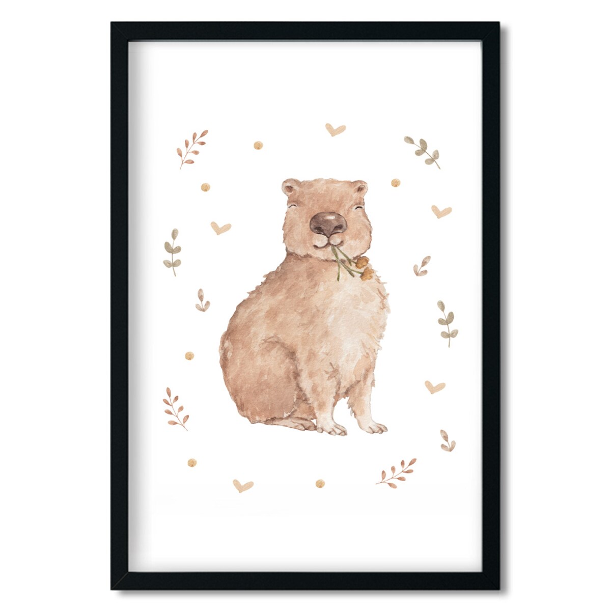 3 x plakat dla dzieci | zestaw kapibara 40x50