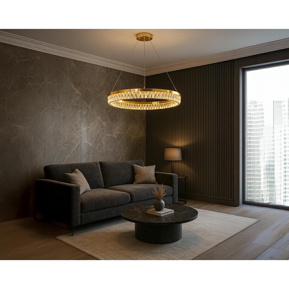 MOOSEE lampa wisząca SAVOY 80 złota