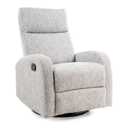 Fotel rozkładany OLIMP szary obrotowy