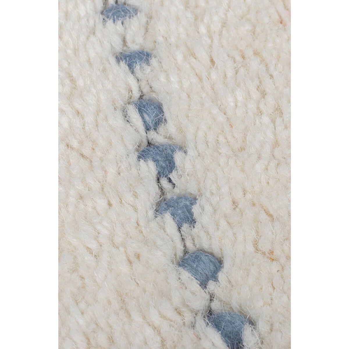 Dywan Wełniany Dottie Geometric Niebieski/Wielokolorowy 120x170