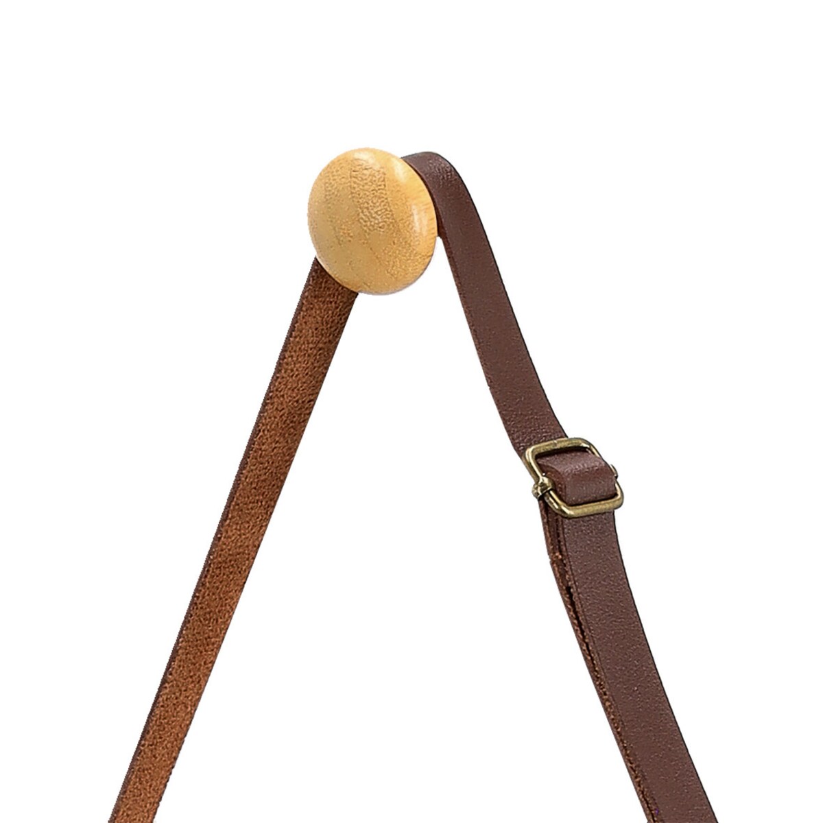 Lustro ścienne bambusowe okrągłe ZELLER, Ø 38 cm