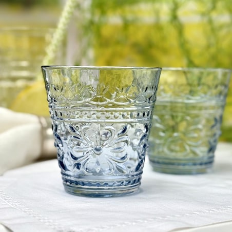 VILLA ITALIA Szklanka niebieska 250 ml FOLLY