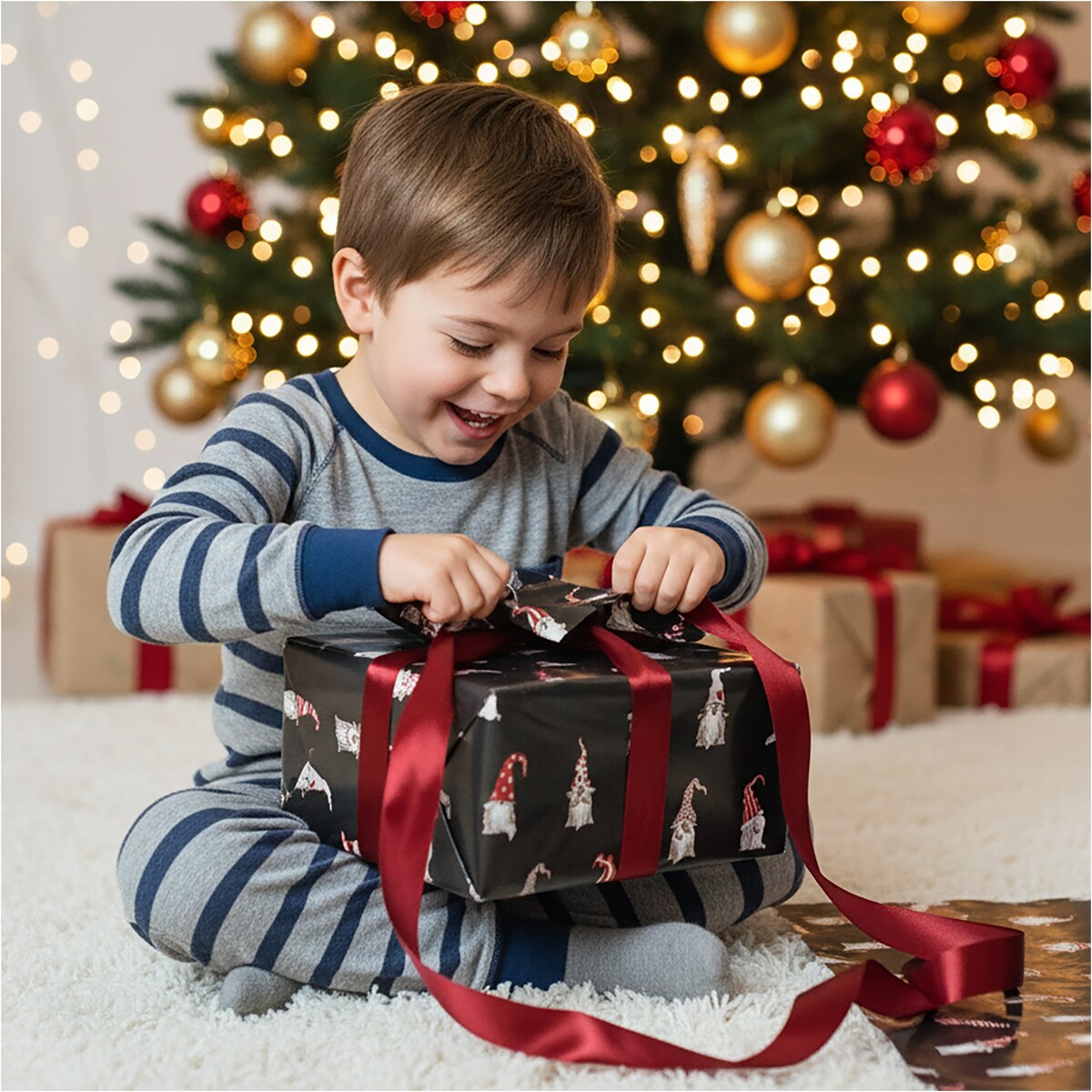 Papier do pakowania prezentów 25 METRÓW MEGAROLKA Świąteczny Do Paczek Ozdobny