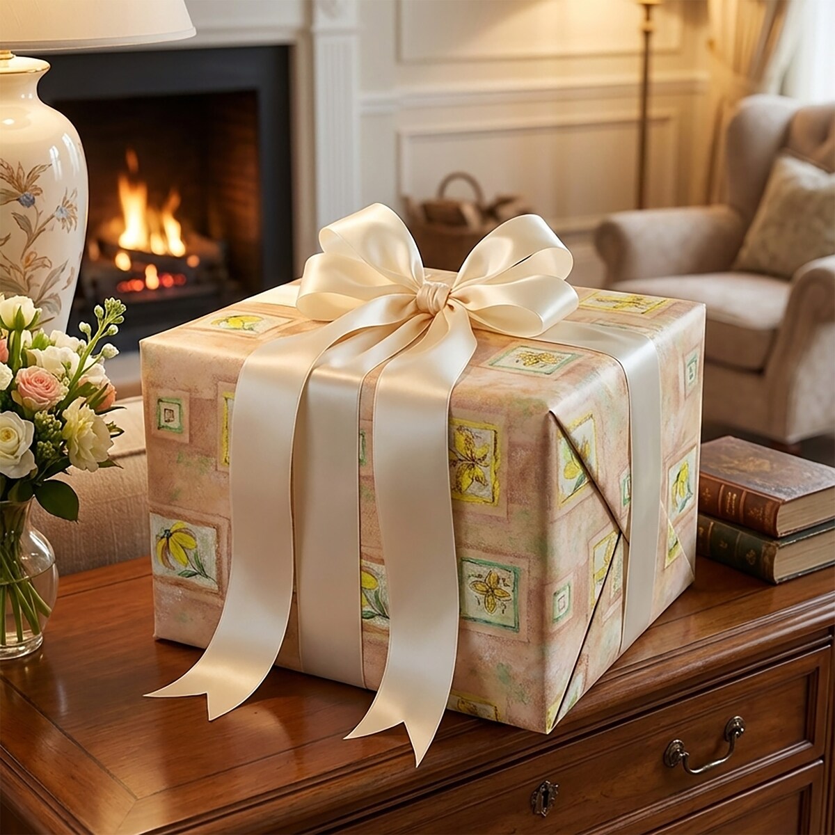 Papier Prezentowy Do Pakowania Prezentów 20 m MEGAROLKA Ozdobny Do Paczek Na Walentynki Urodziny