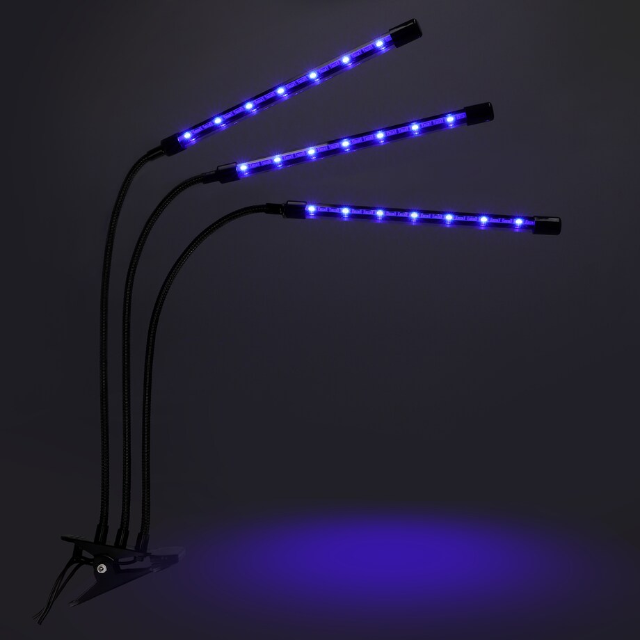 Lampa Led Do Wzrostu Roślin 60 Diod Timer 24 W Uprawa Roślin Do Domu Z Zasilaczem Sieciowym