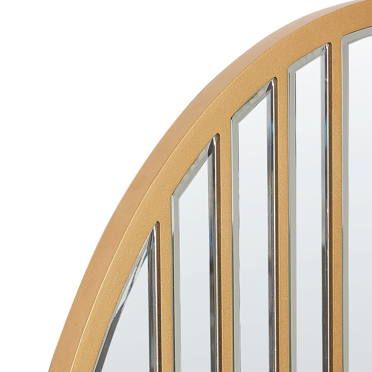 Lustro ścienne COUST 80 cm 80 cm Złoty