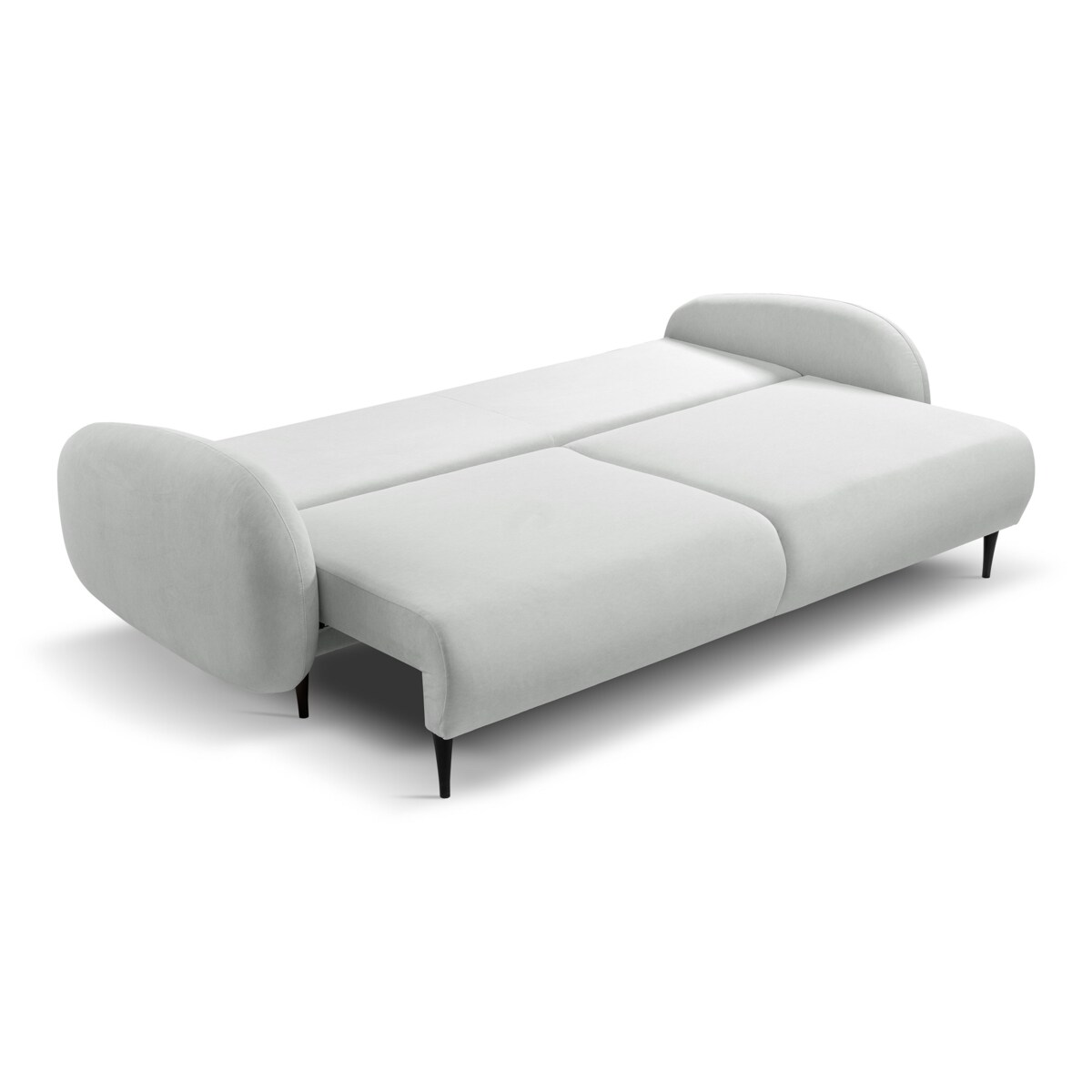 Nowoczesna sofa z funkcją spania SOFTI- SZARY