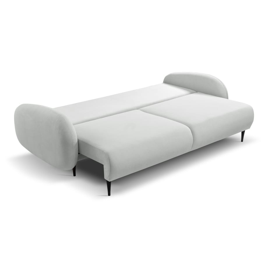 Nowoczesna sofa z funkcją spania SOFTI- SZARY