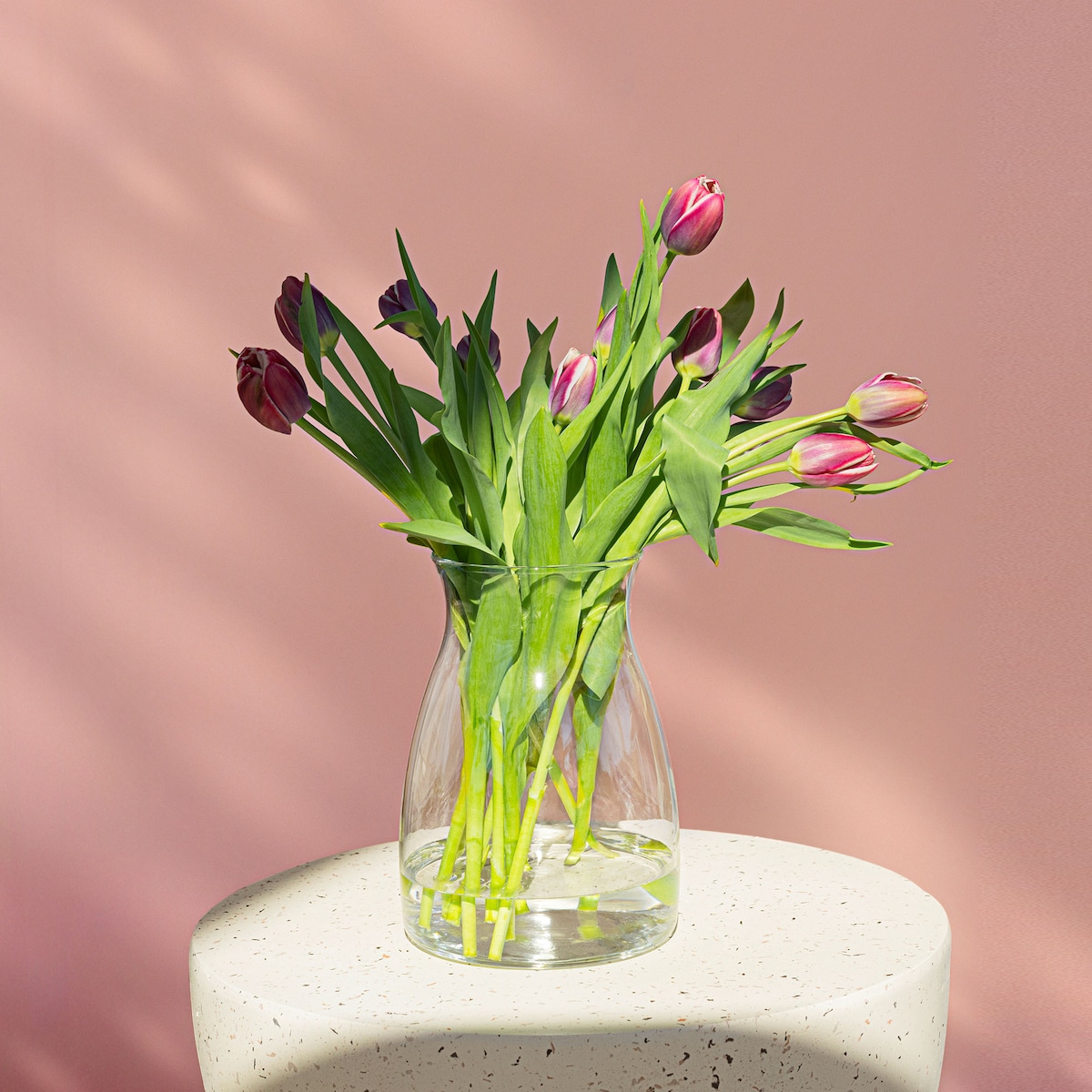 Wazon szklany Flor 20 cm