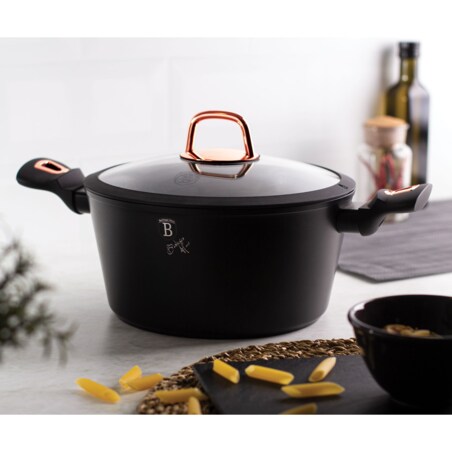 Zestaw 10 elementów garnki, akcesoria Black Rose BerlingerHaus BH-6154