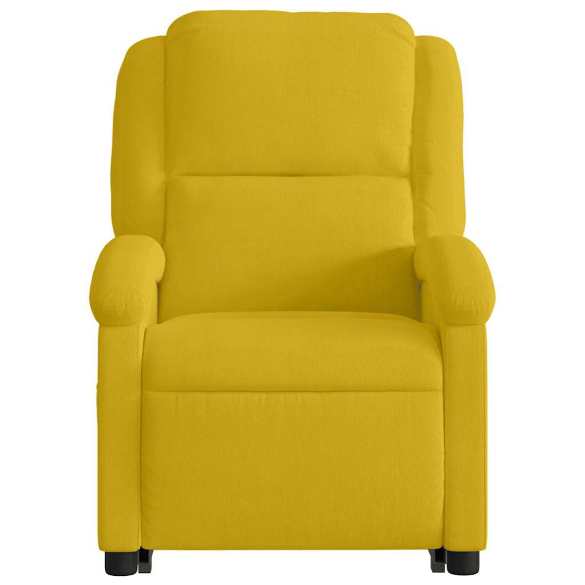 vidaXL Podnoszony fotel masujący, elektryczny rozkładany, żółty