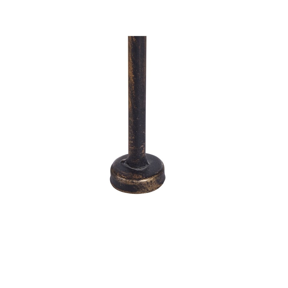 Regał ogrodowy metalowy 4 półki czarny ISERNIA