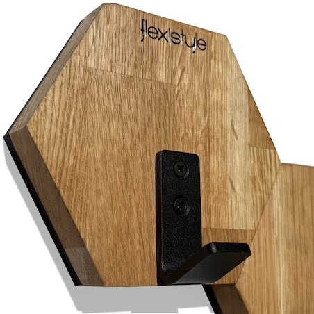 Wieszak ścienny na ubrania Hexagon 56cm