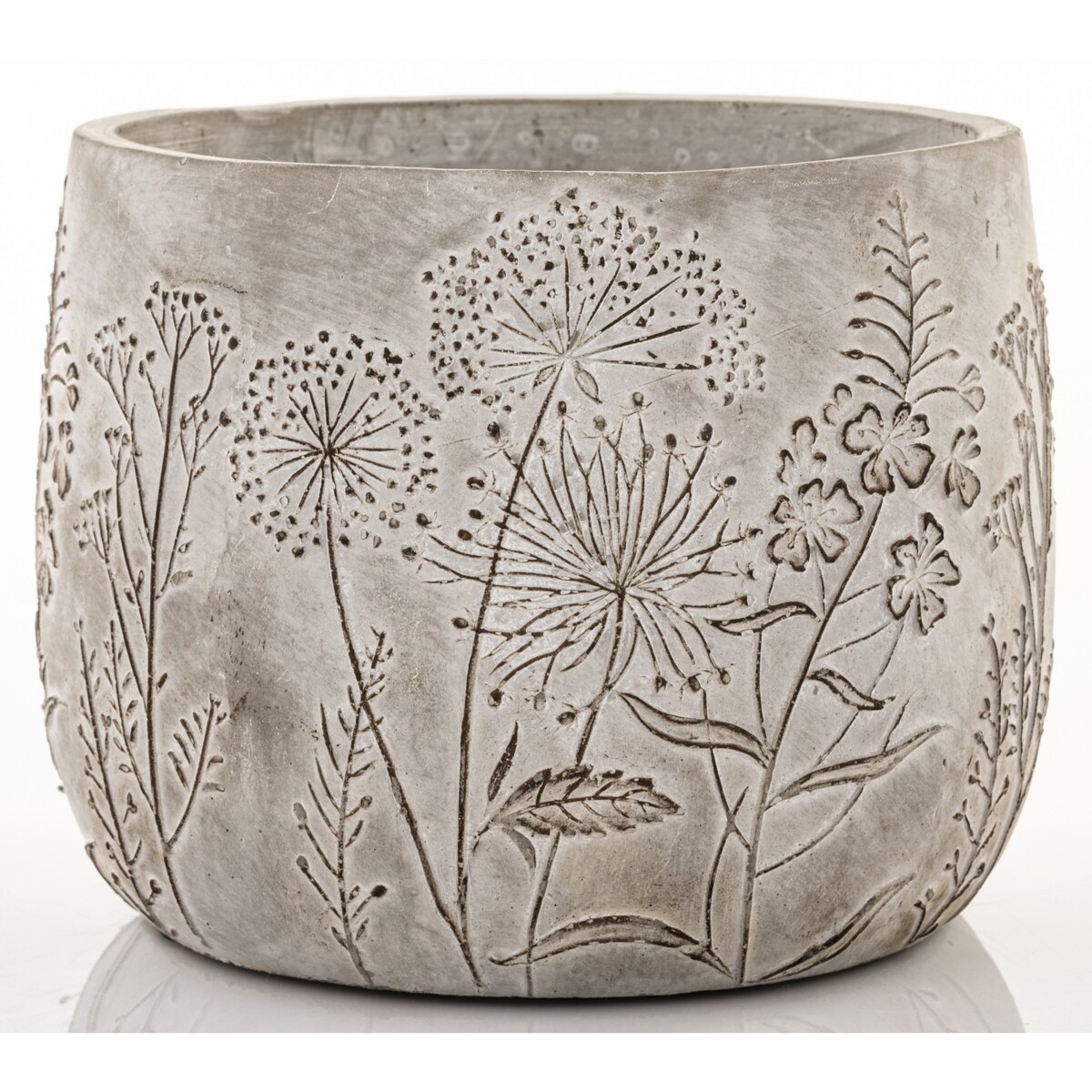 Wazon ceramiczny 36x19x19 cm CONTE czarny