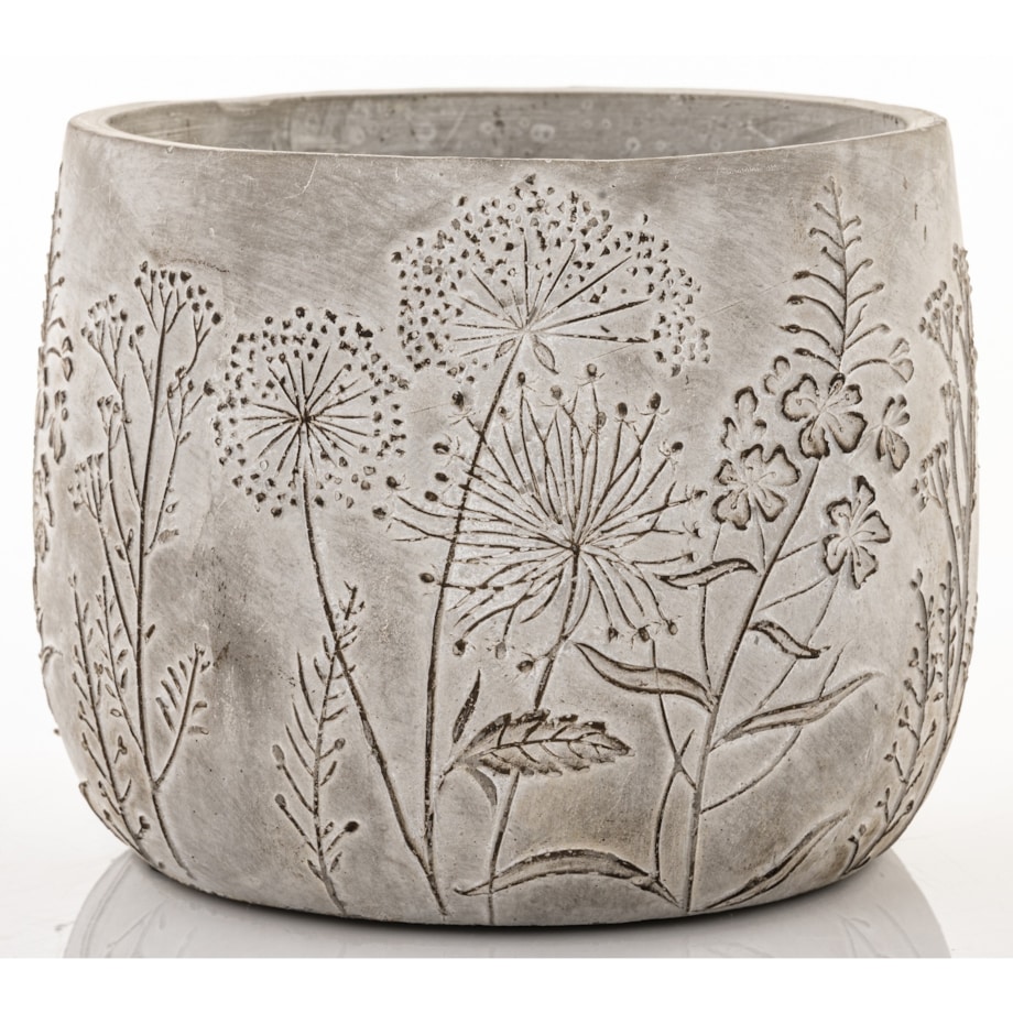 Wazon ceramiczny 36x19x19 cm CONTE czarny