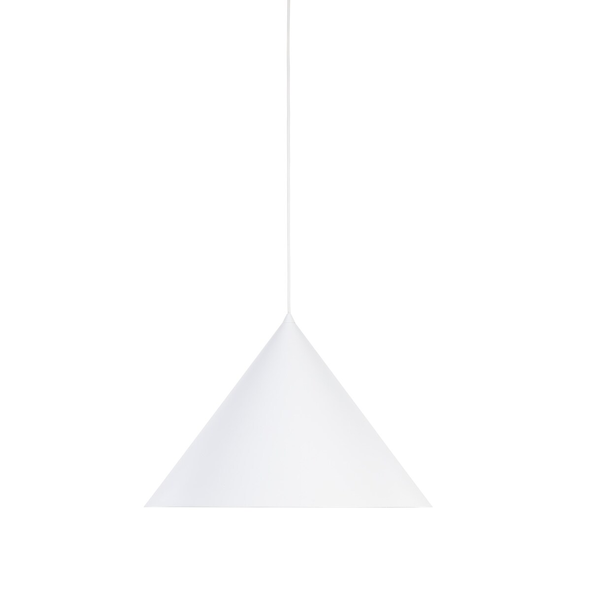 Lampa wisząca CONO WHITE TK Lighting biała 50 cm E27 nowoczesna do salonu jadalni kuchni regulowana wysokość