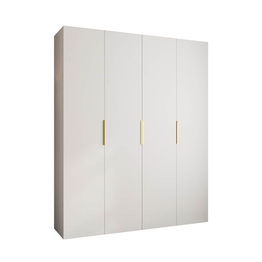 Szafa czterodrzwiowa Como 4 200 gł.40 biały+złoty