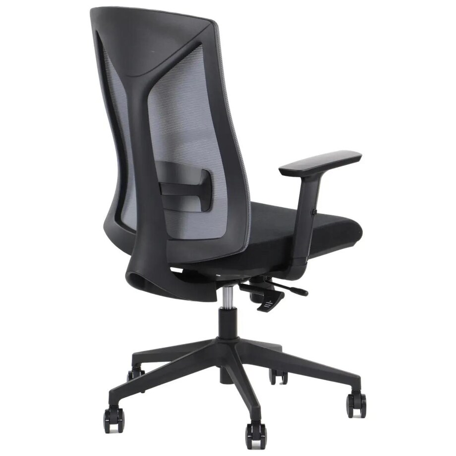 Fotel biurowy HAGER szary/czarny