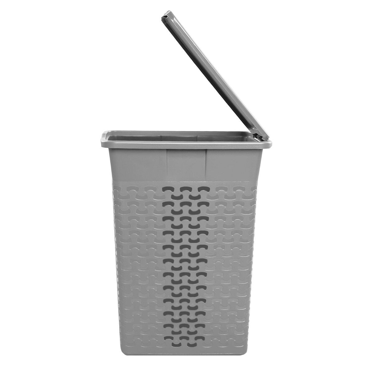 Kosz Na Pranie Bieliznę Wolnostojący Łazienkowy 35 L Szary