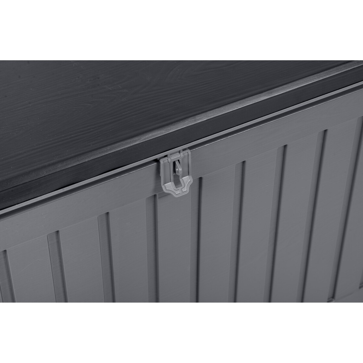 Skrzynia ogrodowa balkonowa 109x51,5x55 cm 270 litrów szara Plonos