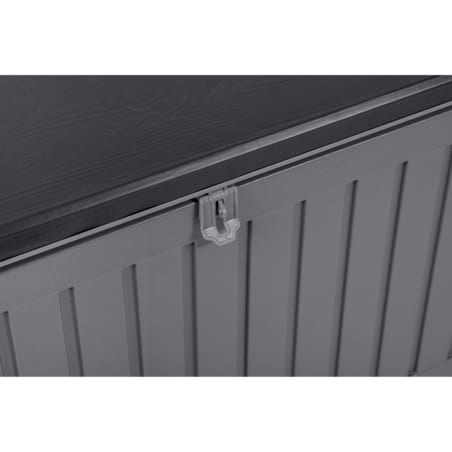 Skrzynia ogrodowa balkonowa 109x51,5x55 cm 270 litrów szara Plonos