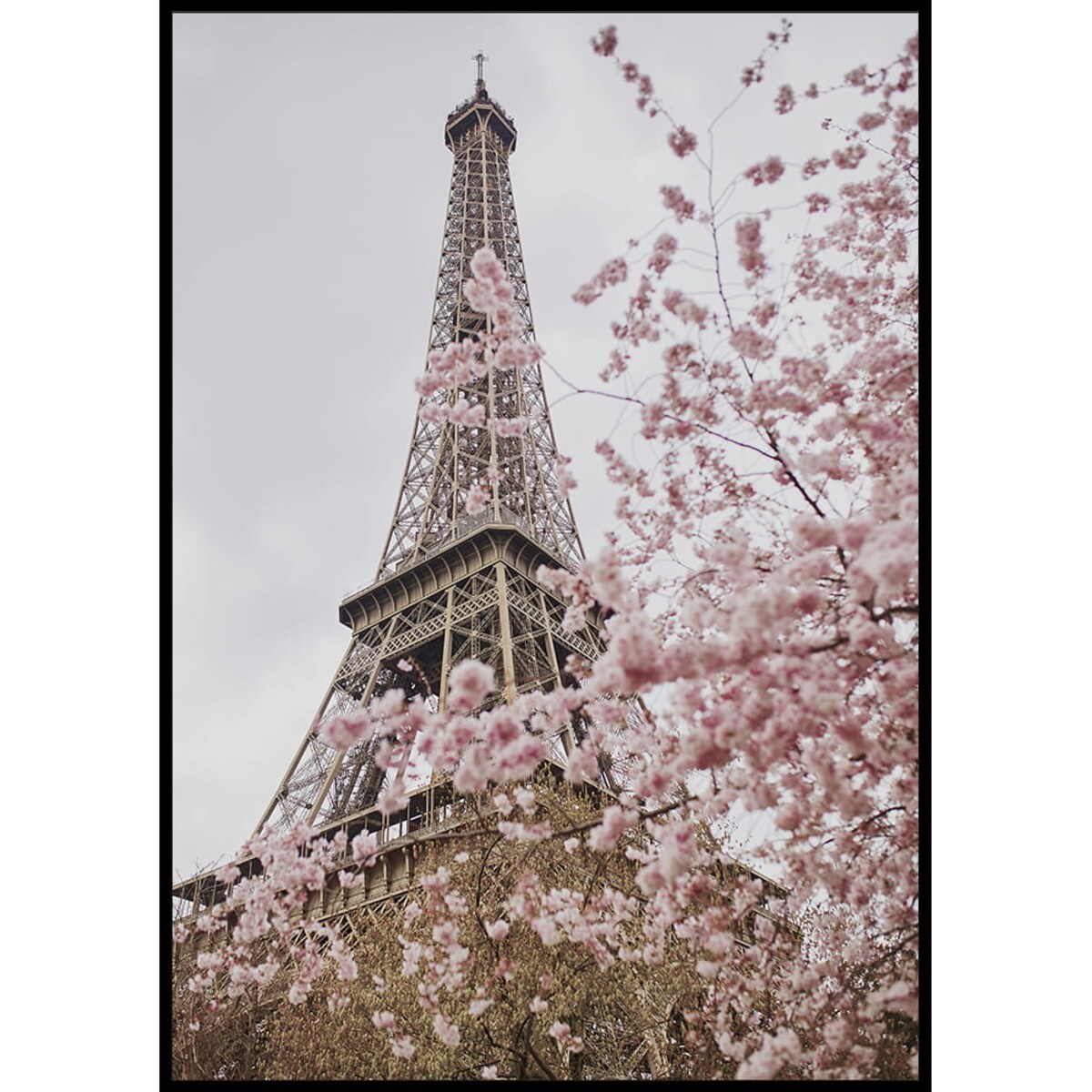 plakat wiosna w paryżu francja 30x40 cm