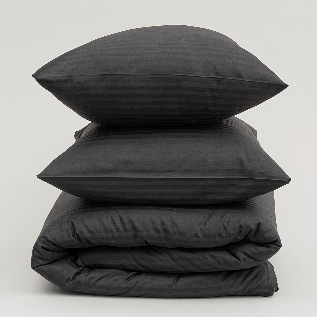 Pościel z satyny żakardowej Midnight Shadow 160x200 cm, 160x200 cm