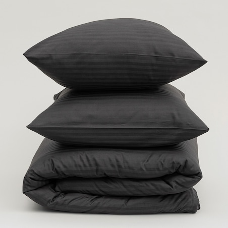 Pościel z satyny żakardowej Midnight Shadow 160x200 cm, 160x200 cm
