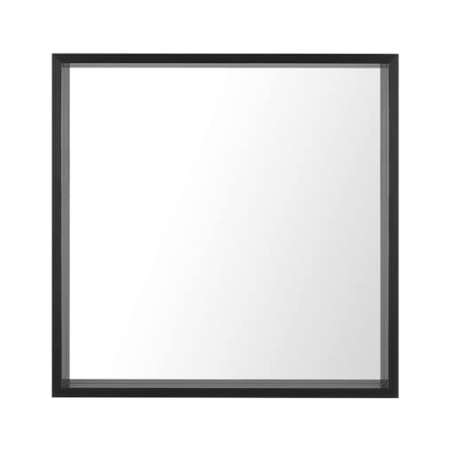 Lustro ścienne 50 x 50 cm czarne BRIGNOLES