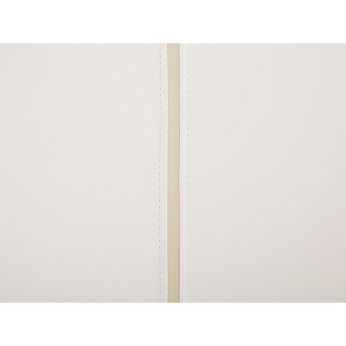 Łóżko ekoskóra 180 x 200 cm białe BETIN