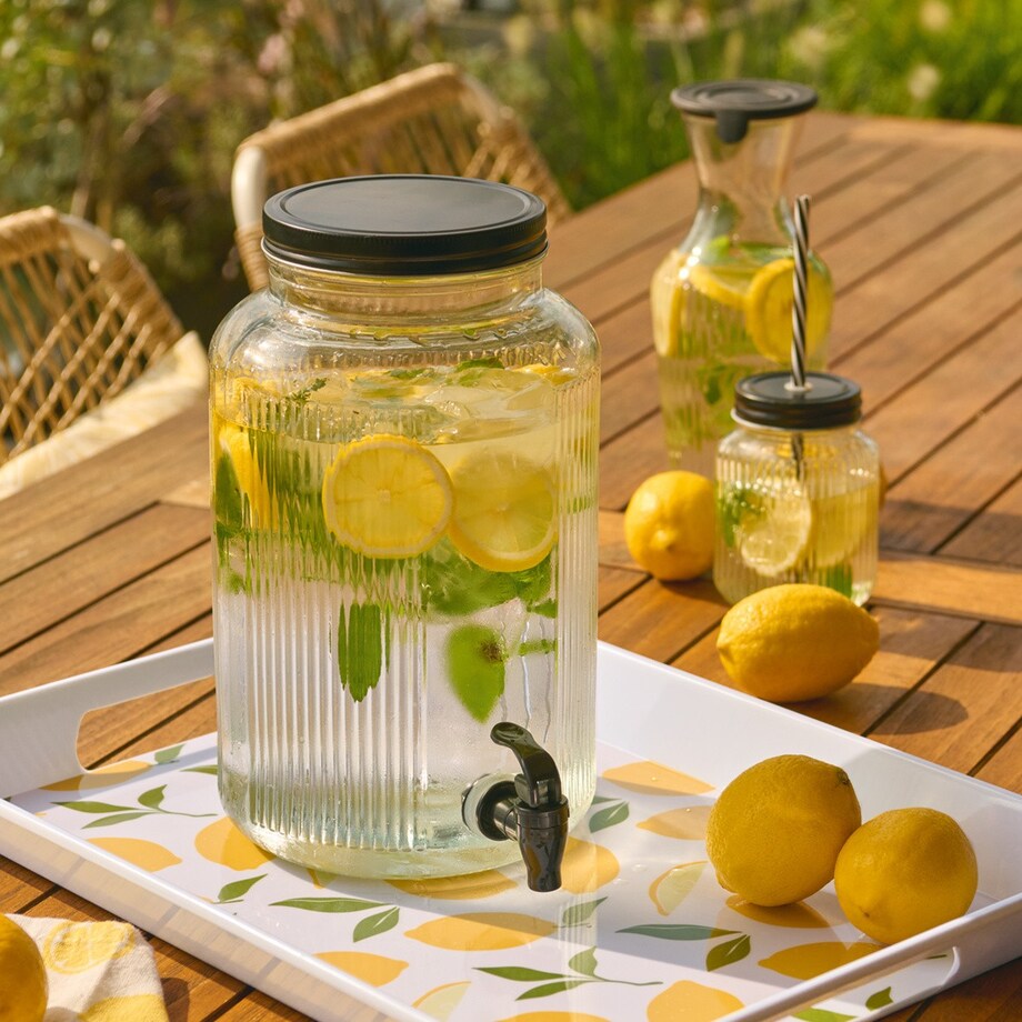 Słoik na napoje 3900 ml z kranikiem 25x16 cm KIRENI