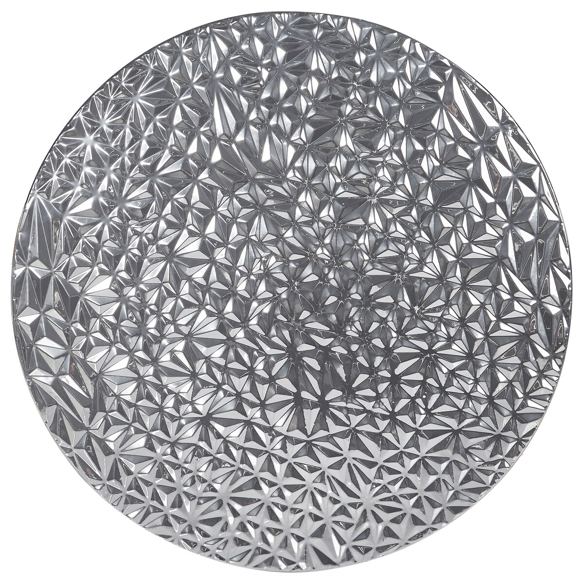 Dekoracja ścienna MOSCAVIDE Metal 60 cm Srebrny