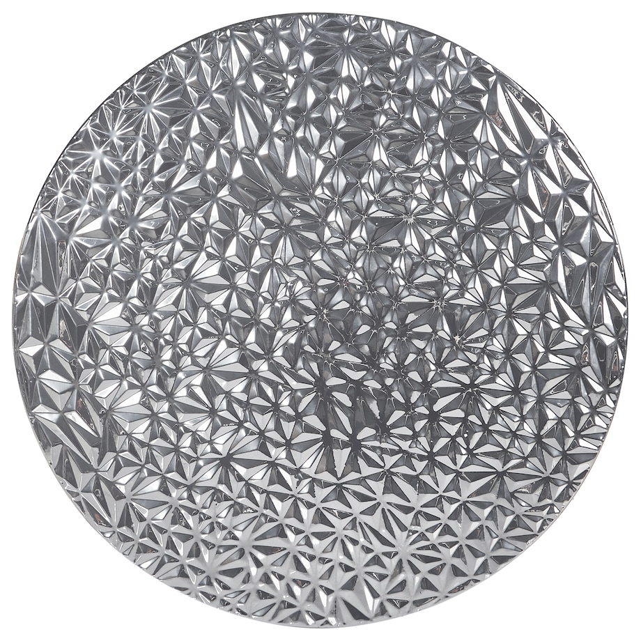 Dekoracja ścienna MOSCAVIDE Metal 60 cm Srebrny