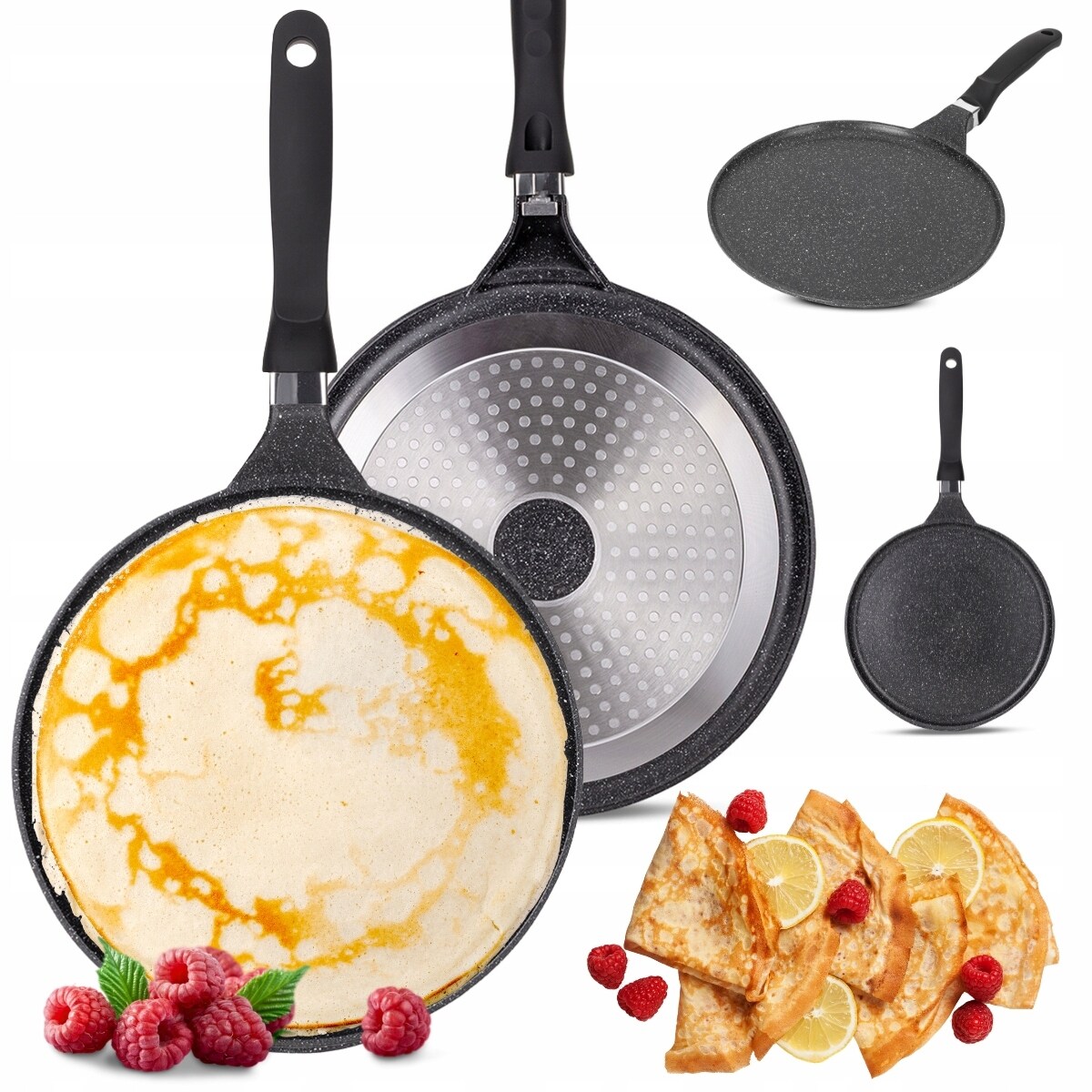 Patelnia naleśnikowa do pancakes na naleśniki 28cm KAMILLE
