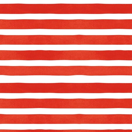 Poduszka świąteczna na krzesło - czerwone paski