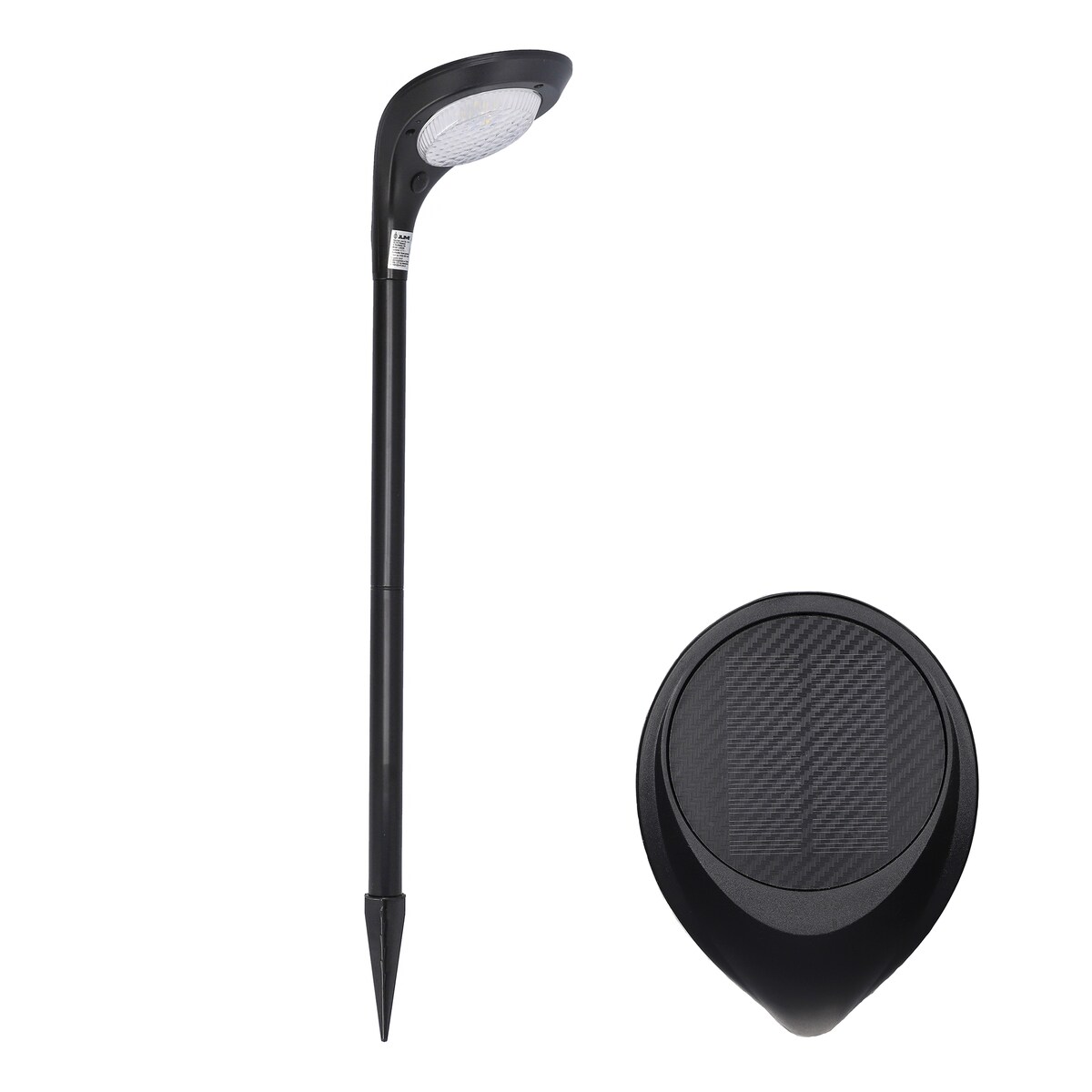 Lampa Solarna 12 Led Do Ogrodu Wbijana Dekoracja Ogrodowa Czujnik Zmierzchu