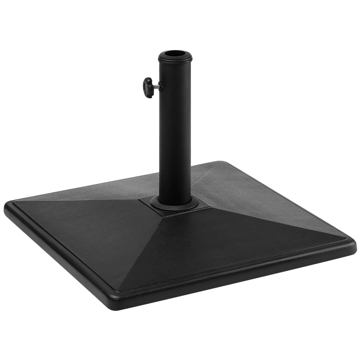 Podstawa pod parasol 50 x 50 cm czarna CERVO