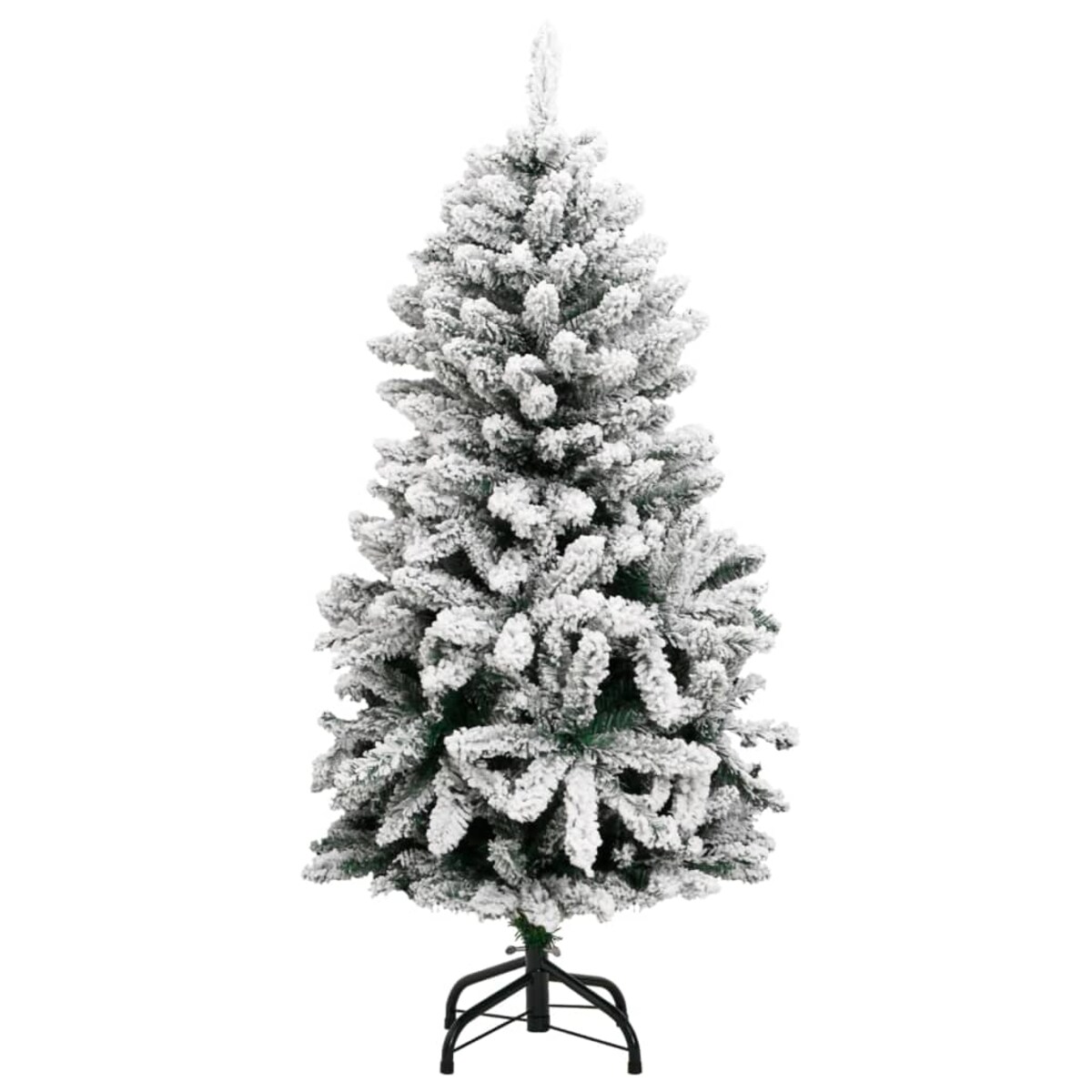 vidaXL Sztuczna choinka zawiasowa, ośnieżona, 120 cm