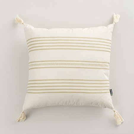 Poszewka na poduszkę Linea Sand Tassel 45x45 cm, 45x45