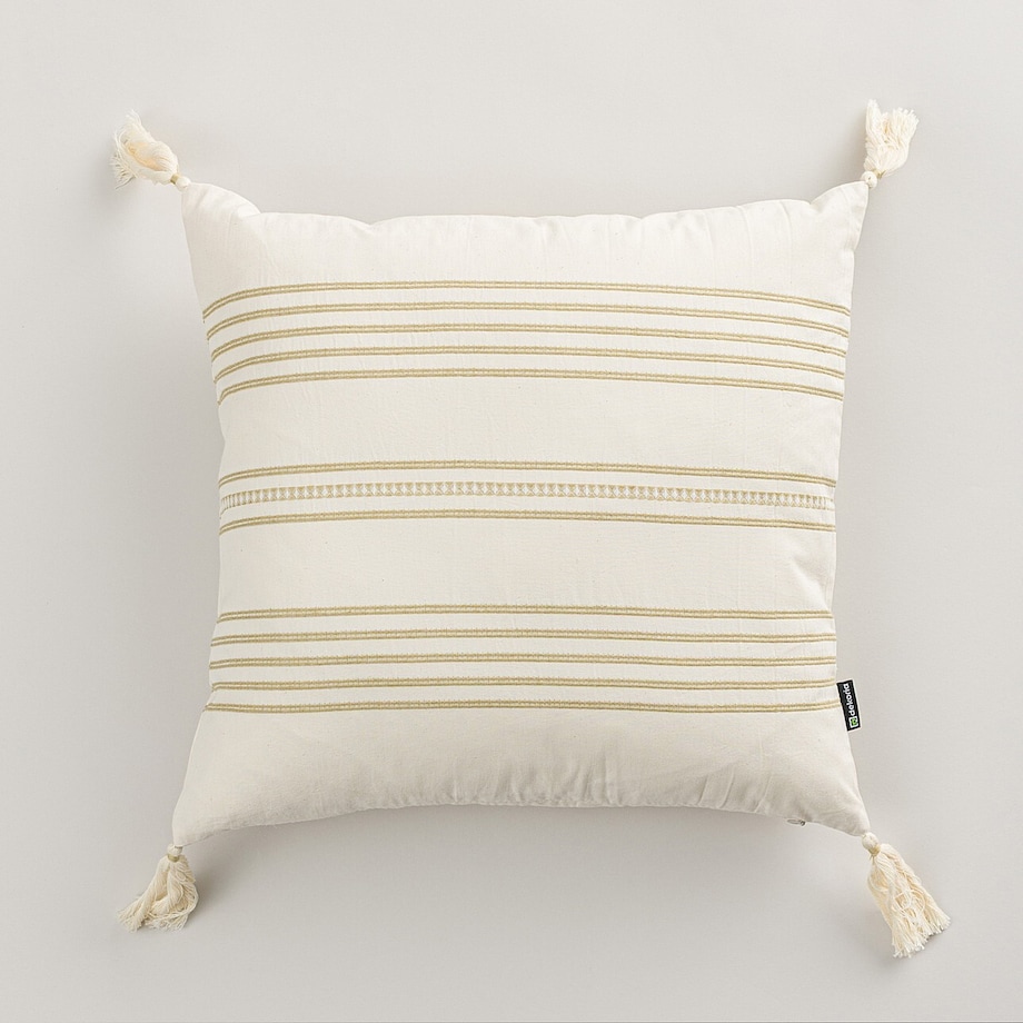Poszewka na poduszkę Linea Sand Tassel 45x45 cm, 45x45