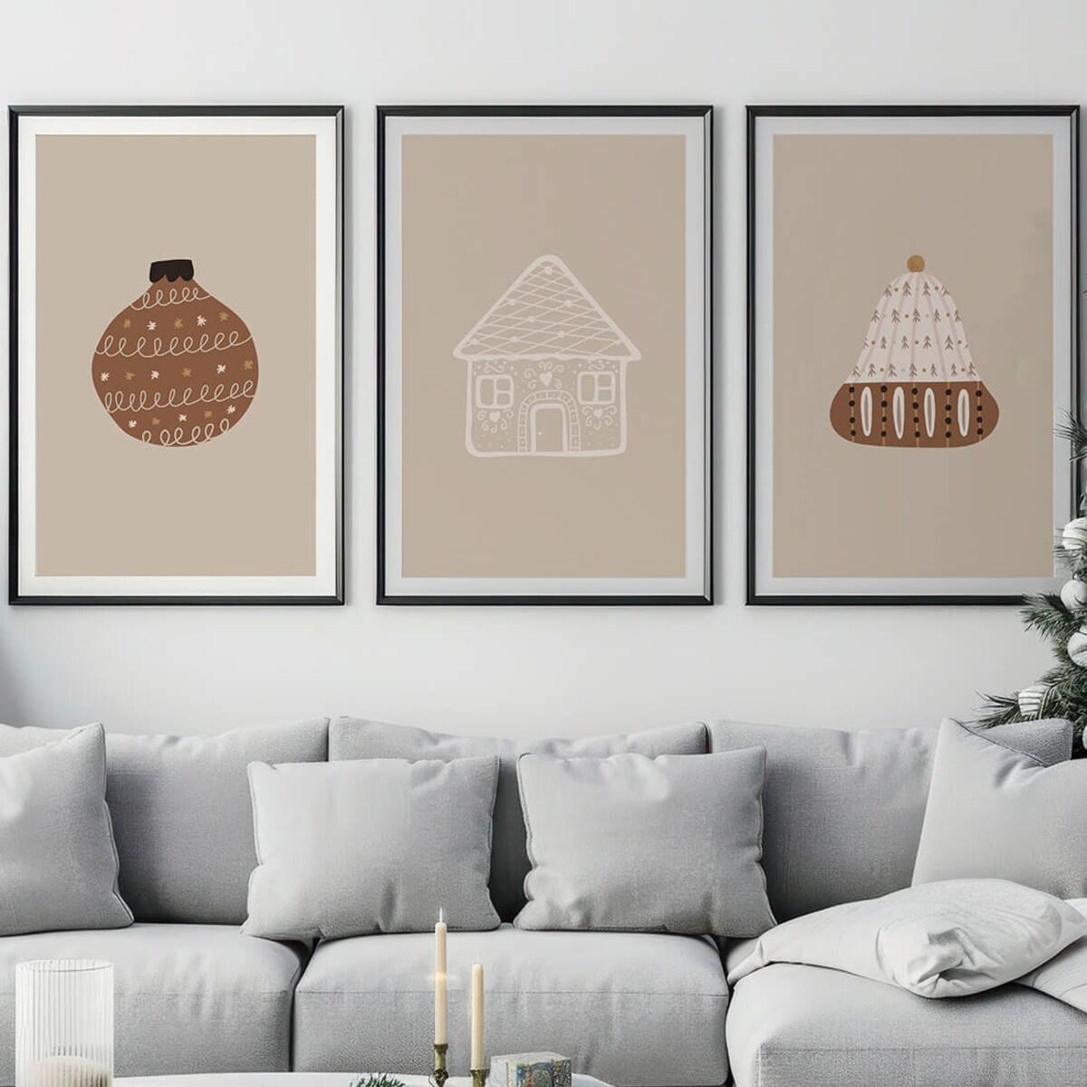 3 x plakat dla dzieci | święta 2 40x50